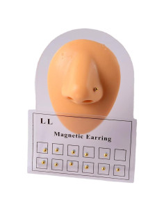 Aretes Magnéticos de Acero Inoxidable Fuqimanman2020 3mm 12 Pcs