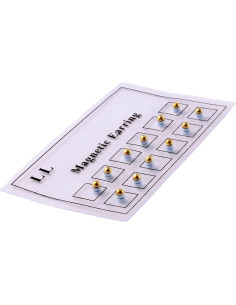 Aretes Magnéticos de Acero Inoxidable Fuqimanman2020 3mm 12 Pcs 2