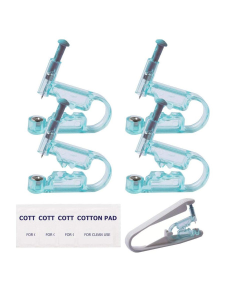 Kit de Perforación de Orejas Desechable Silmy 4 Unidades