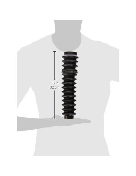 Funda de Amortiguador Rough Country Negra con Abrazadera Universal