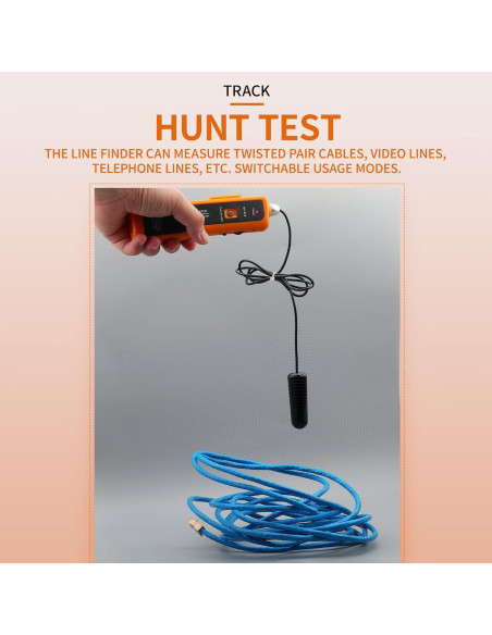 Localizador de Cable Subterráneo ANPTAIKE NF-816 - 0.45 kg