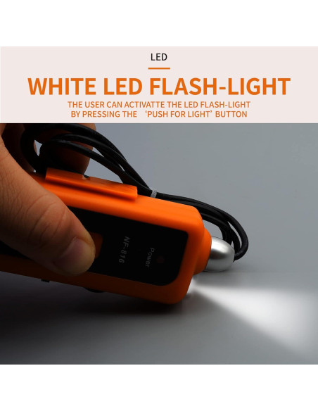 Localizador de Cable Subterráneo ANPTAIKE NF-816 - 0.45 kg