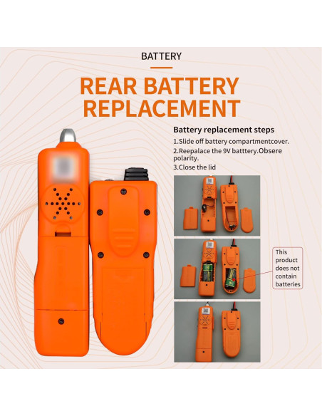 Localizador de Cable Subterráneo ANPTAIKE NF-816 - 0.45 kg