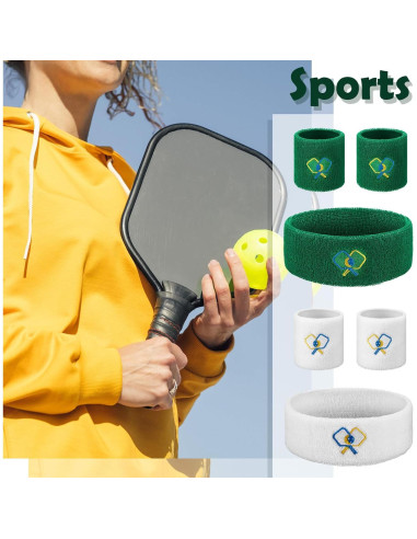 Conjunto Suhine de Bandas Deportivas y Muñequera Absorbente