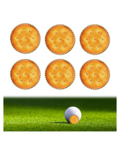 6 Marcadores de Pelotas de Golf Goktvai Forma de Galleta