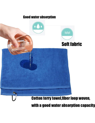 Toalla de Mano Bordada PXTIDY para Patinaje sobre Hielo 66x38cm