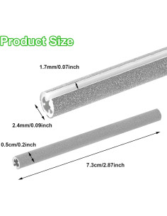 36 Cubiertas Reflectantes para Radios de Bicicleta Abeillo Plateadas 2