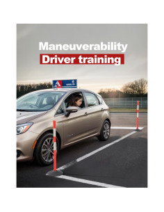 Poste Delineador de Tráfico RoadHero 2 Pack con Base Pesada 2