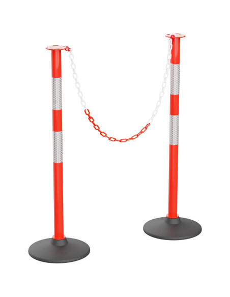 Poste Delineador de Tráfico RoadHero 2 Pack con Base Pesada