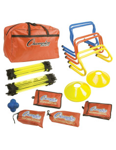 Kit de Entrenamiento de Velocidad y Agilidad Champion Sports 15 Piezas