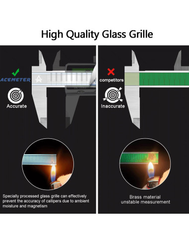 Calibrador Digital ACEMETER 0-150 mm Pantalla LCD Retroiluminada