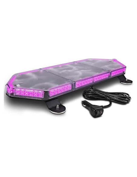 Barra de Luz Estroboscópica LED LAMPHUS 66 cm Morada 80W