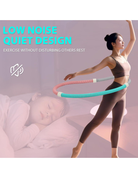 Aro de Ejercicio Abdominal WHuaRunSen THHLQED-0722 Silencioso