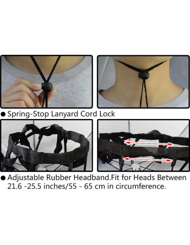 Sombrero Paraguas NEW-Vi Ajustable para Adultos y Niños