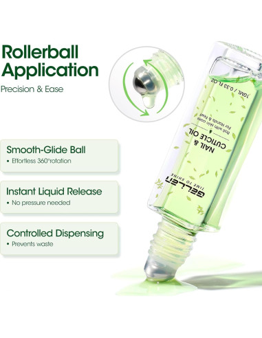 Aceite de Cutícula Gellen 10ml para Crecimiento y Reparación