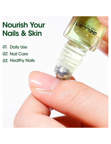 Aceite de Cutícula Gellen 10ml para Crecimiento y Reparación