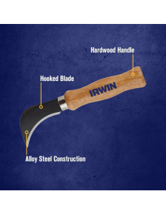Cuchillo de Linóleo IRWIN 1774108 con Mango de Madera 2