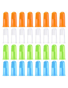 64 Cepillos de Dedo Suaves para Perros y Gatos Mekueeex