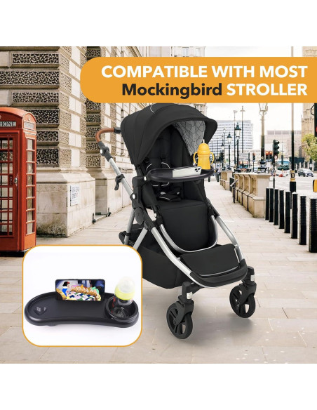 Bandeja de bocadillos ajustable para cochecito Nuna Mockingbird