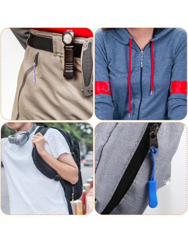 100 Tiradores de Cremallera de Reemplazo QfwdfcTrenz 25 Colores
