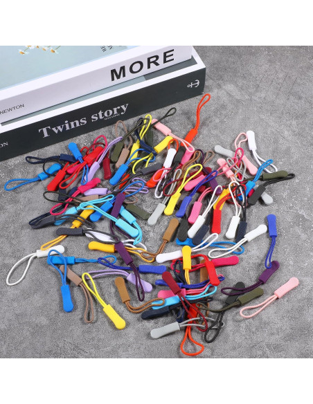 100 Tiradores de Cremallera de Reemplazo QfwdfcTrenz 25 Colores