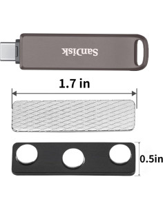 Paquete de 5 Imanes Magnéticos OLPDDZ con Adhesivo 3M Negro 2