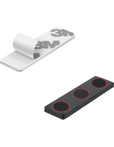 Paquete de 5 Imanes Magnéticos OLPDDZ con Adhesivo 3M Negro