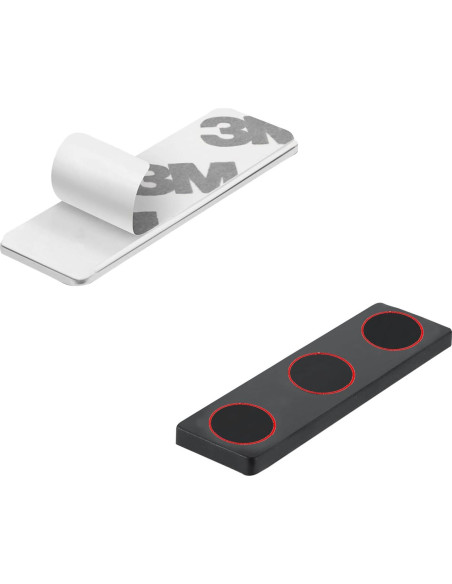 Paquete de 5 Imanes Magnéticos OLPDDZ con Adhesivo 3M Negro