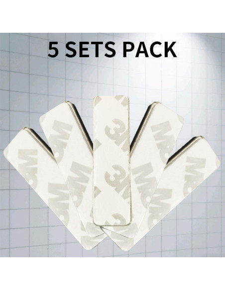 Paquete de 5 Imanes Magnéticos OLPDDZ con Adhesivo 3M Negro