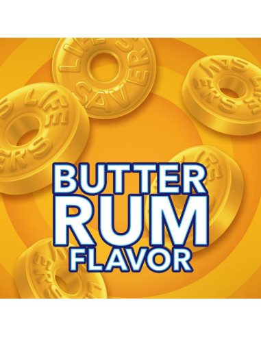 Dulces Duros Life Savers Sabor Ron Mantequilla 4 Bolsas 411g