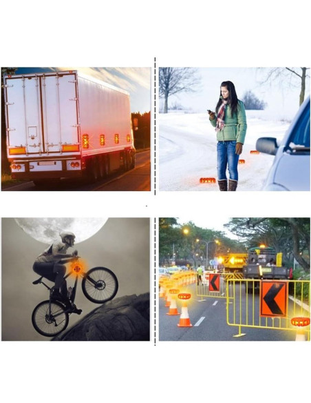 Luces de Advertencia de Emergencia Encell - 10 Modos Intermitentes