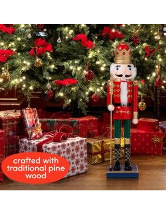 Cascanueces de Madera 50cm Rey Clásico The Twiddlers 2