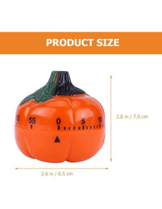 Temporizador de Calabaza Gadpiparty 60 Minutos Mecánico Decorativo 2