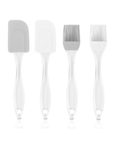 Conjunto de Espátulas y Brochas de Silicona Servette Home