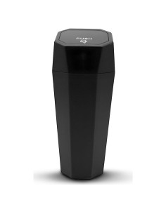 Basurero de Coche Zpana Cilíndrico 1.5L Negro a Prueba de Fugas