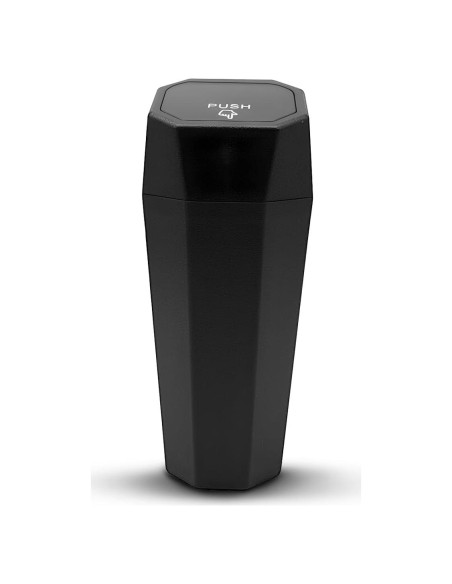 Basurero de Coche Zpana Cilíndrico 1.5L Negro a Prueba de Fugas