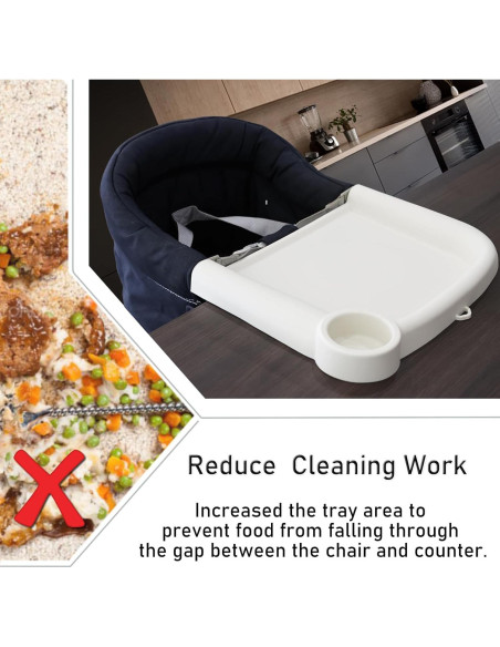 Bandeja de Comedor para Bebés Inglesina Fast - Silicona Blanca