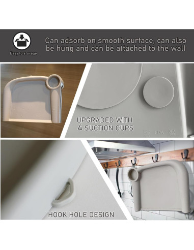 Bandeja de Comedor para Bebés Inglesina Fast - Silicona Blanca