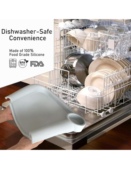 Bandeja de Comedor para Bebés Inglesina Fast - Silicona Blanca