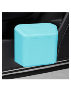 Basurero de coche con tapa Yourkar azul 17.8L portátil