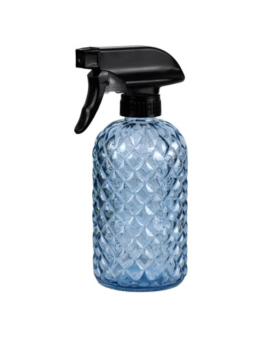 Regadera de Vidrio Hzxcuim 355ml con Tapa de Plástico Negro