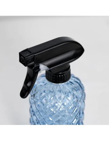 Regadera de Vidrio Hzxcuim 355ml con Tapa de Plástico Negro