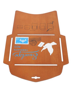 Plantilla de Sobre de Madera Lurrose para Bricolaje 29x19.5cm 2