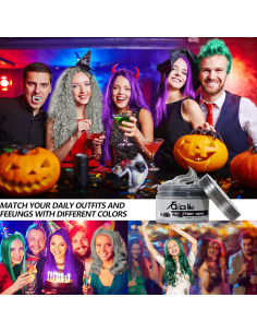 Cera para Cabello Gris Plateado Temporal 120g - TailaiMei 2