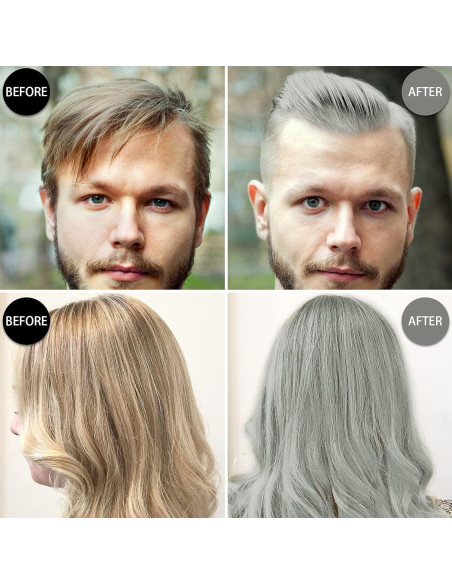 Cera para Cabello Gris Plateado Temporal 120g - TailaiMei