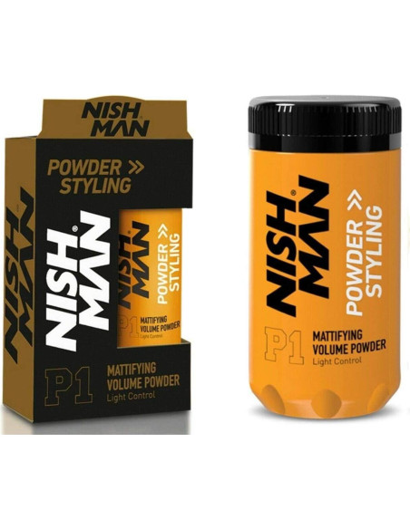 Polvo Estilizador de Cabello Nishman P1 - 2x20g - Volumen Mate
