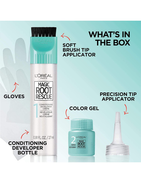 Kit Coloración Permanente Raíces L'Oreal Magic Root 2 Unidades 8G