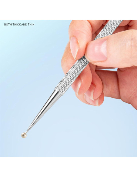 Empujador de Cutículas Acero Inoxidable LINLIJIA Doble Cara