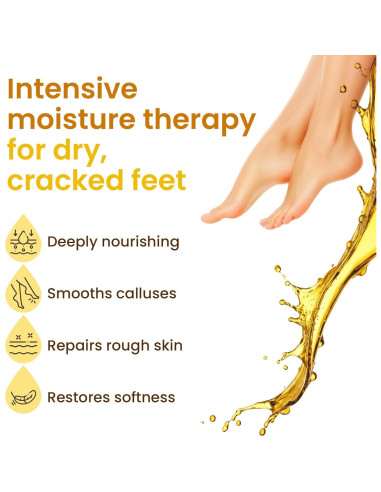 Mascarilla Hidratante para Pies Bloomora - 6 Pares con Karité