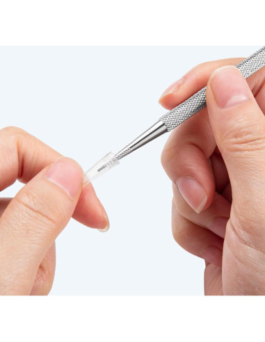 Empujador de Cutículas Acero Inoxidable LINLIJIA Doble Cara